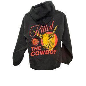 Gildan Heavy Blend Hoodie Unisex S Black Dustin Lynch Graphic Bull Design